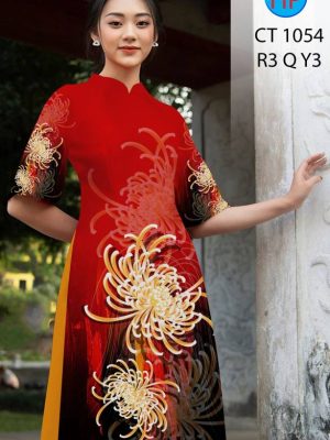 1611109396 14 vai ao dai hoa in 3D (7)